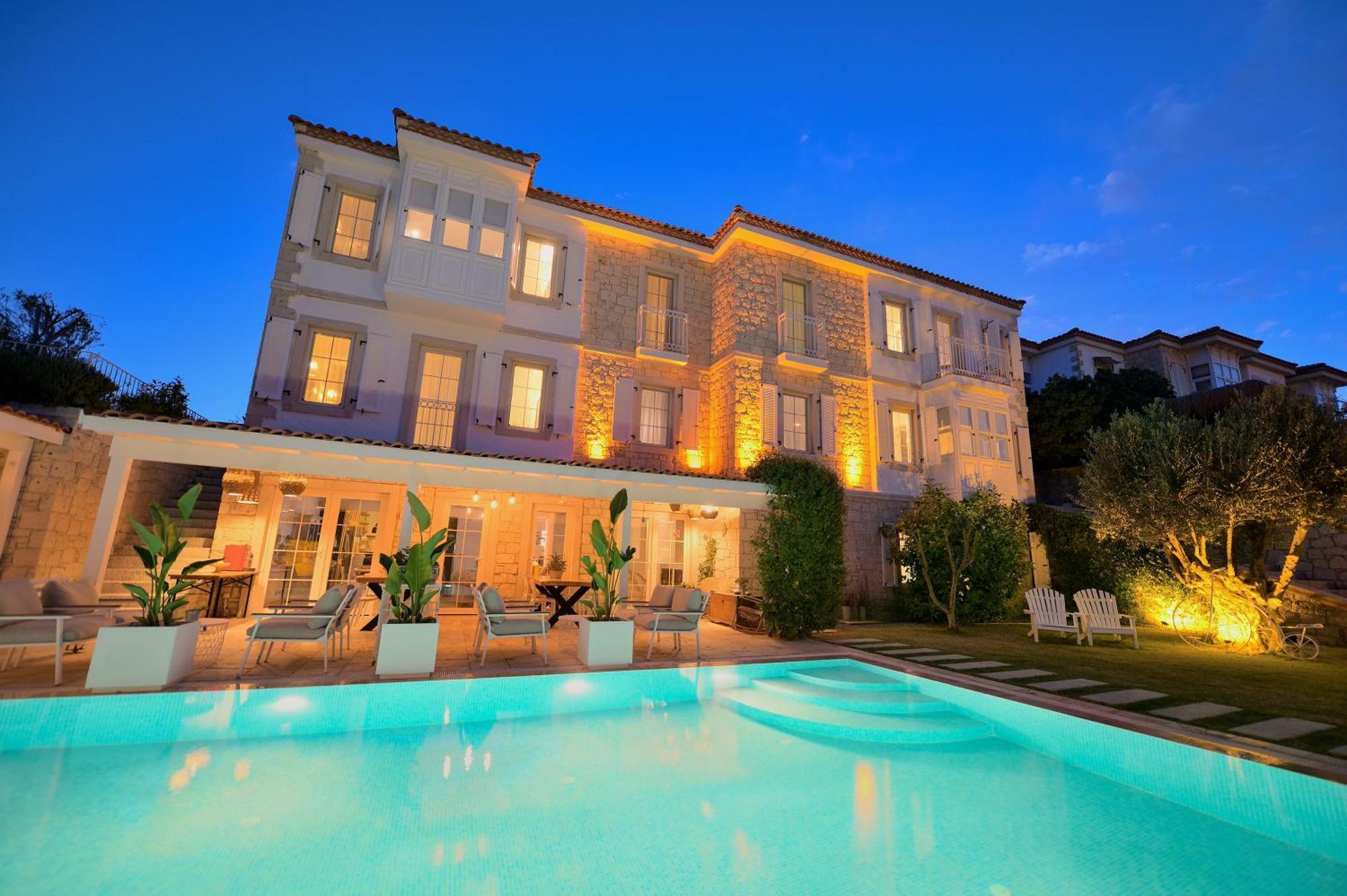 Peremere Alacati Otel Bagian luar foto